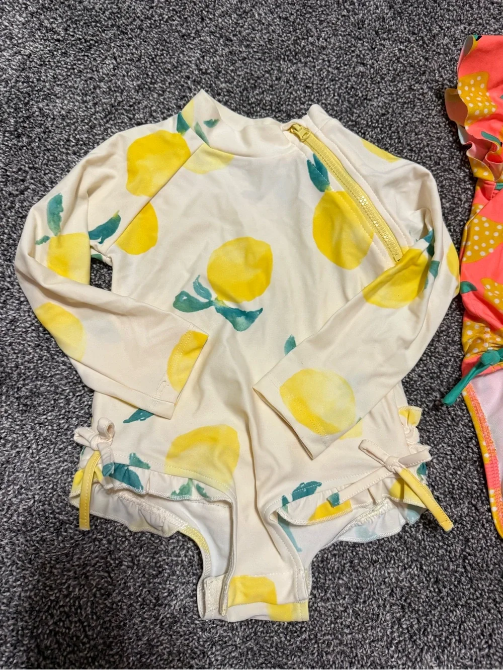 18 month swim suits bathing suits baby girls lemons
